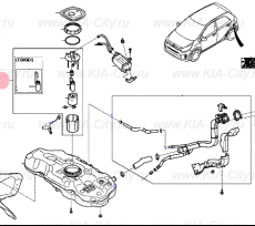 Топливный насос в сборе Kia Picanto III